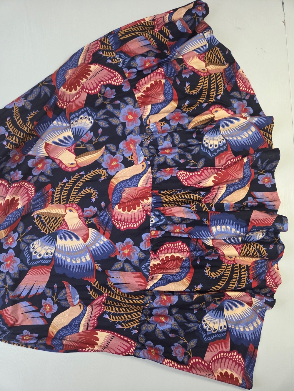 FARM Rio Multicolor Floral Bird Butterfly Print Maxi Dress - Picture 6 of 14